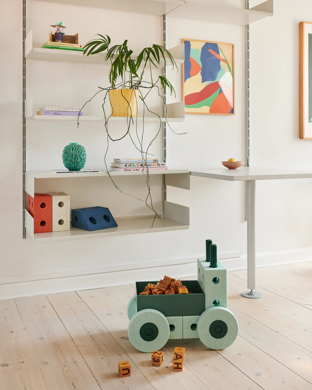 3-in-1 Baby Walker - Ocean Mint / Forest Green