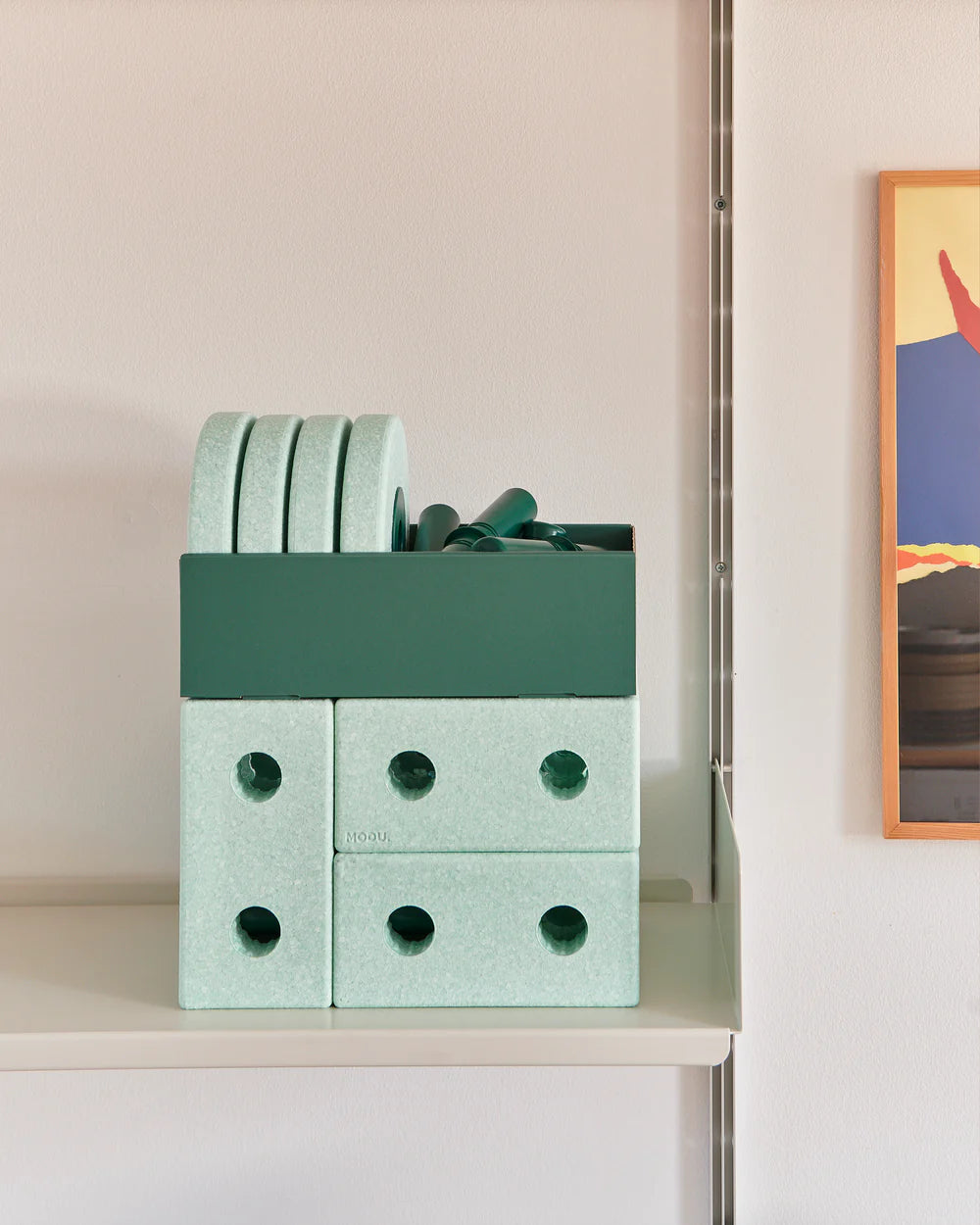 3-in-1 Baby Walker - Ocean Mint / Forest Green