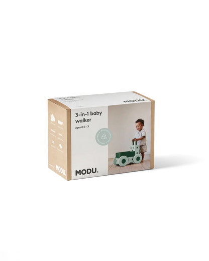 3-in-1 Baby Walker - Ocean Mint / Forest Green