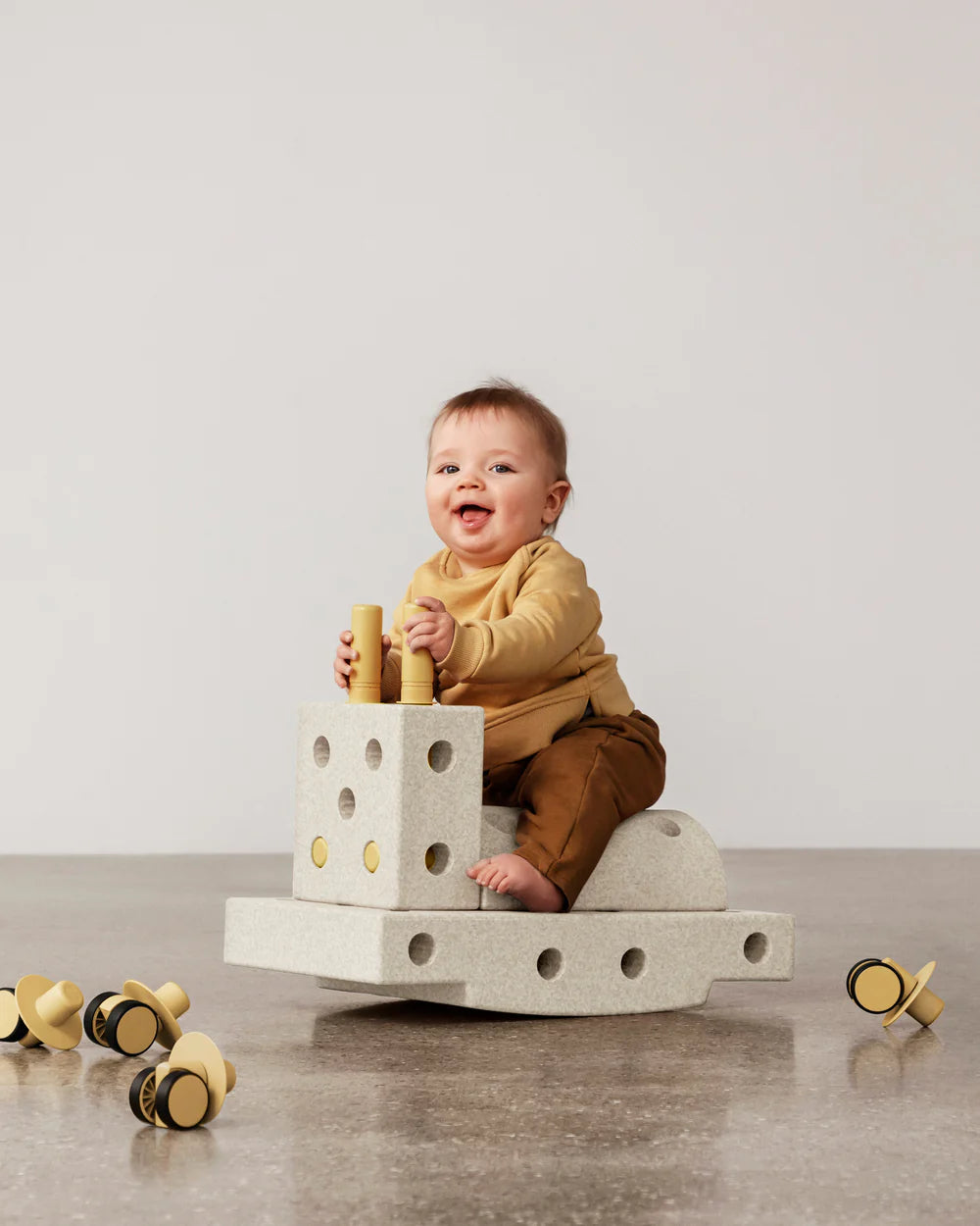 Curiosity Set - Sand Grey / Honey Yellow