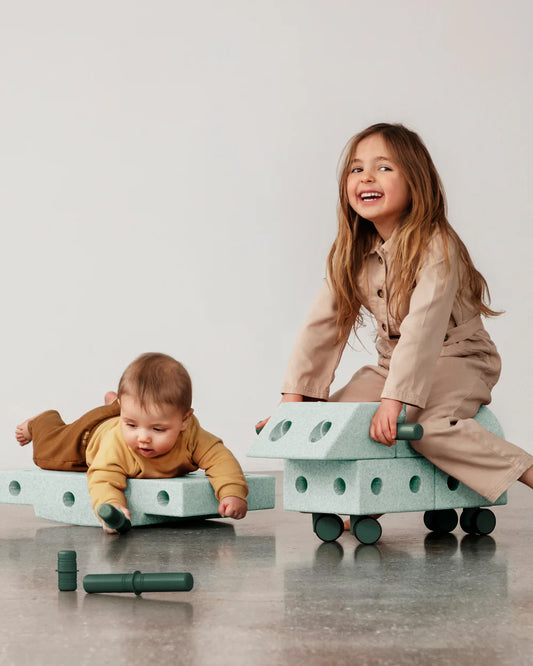 Explorer Set - Ocean Mint/ Forest Green