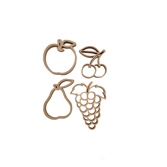 Playdough Fruit Cutters