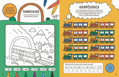 Het grote trein spelletjesboek