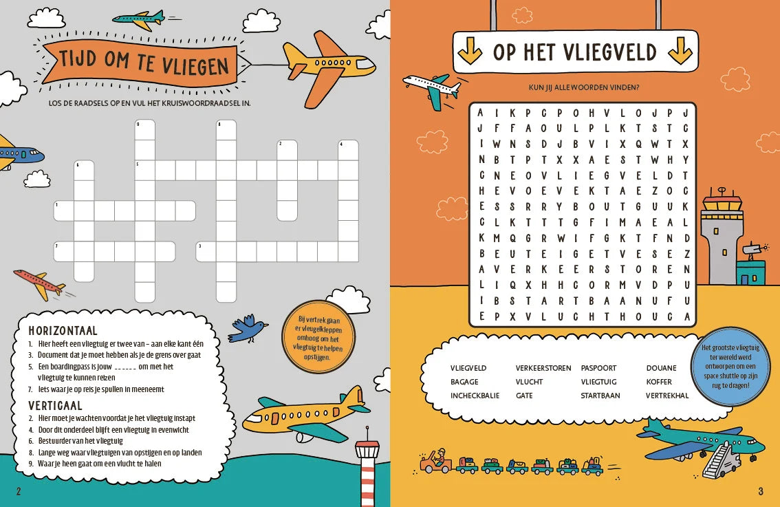 Het Grote Vliegtuig Spelletjesboek