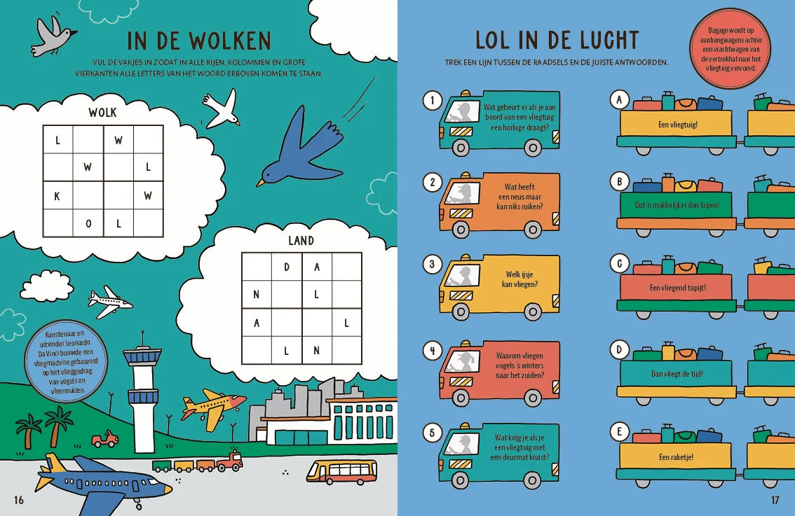 Het Grote Vliegtuig Spelletjesboek