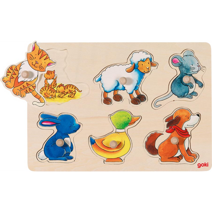 Puzzel moeder en baby