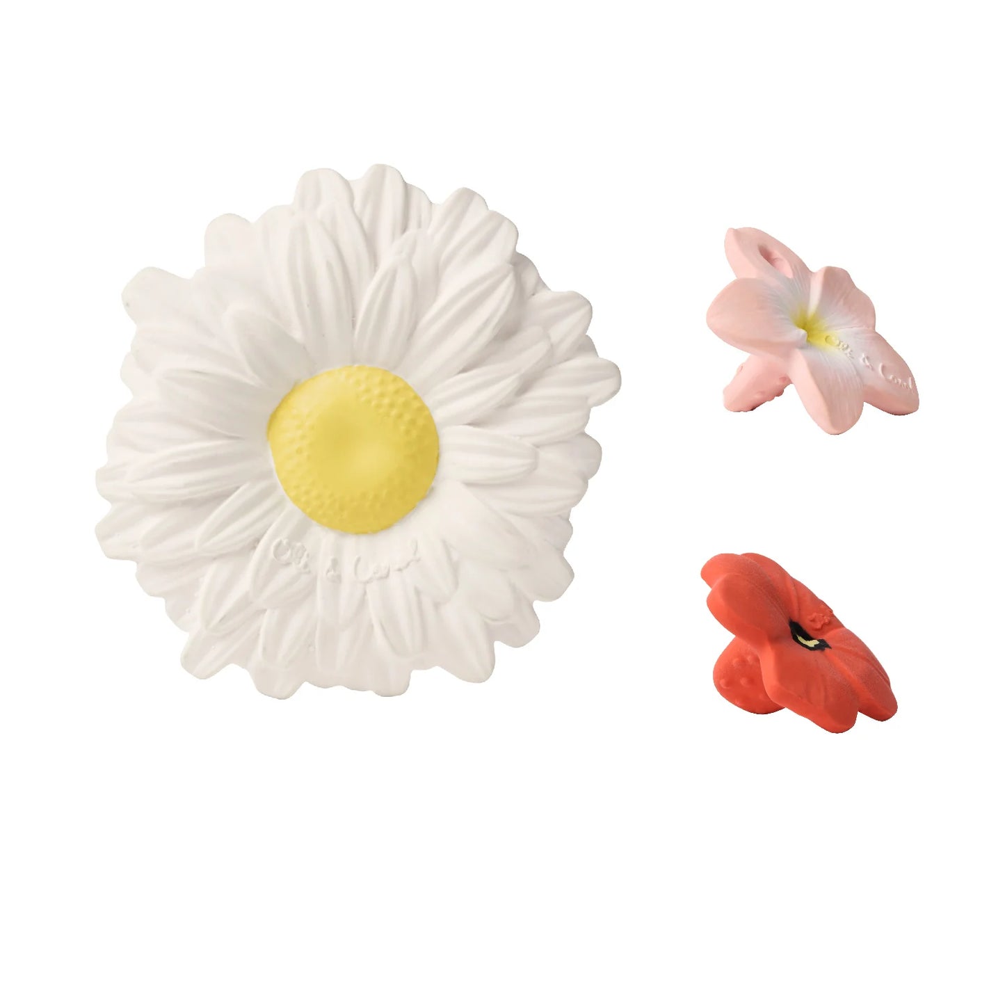 Baby Cadeauset: 2 Mini Bijtringen + 1 Bijtring