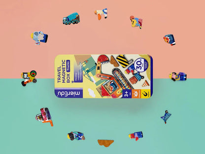 Magnetic Puzzle Box - Building Vehicles