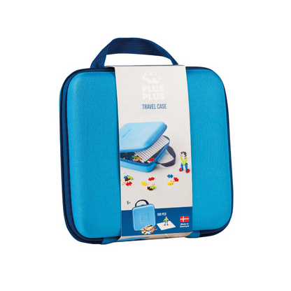 Plus-Plus travel case 100 pcs blue