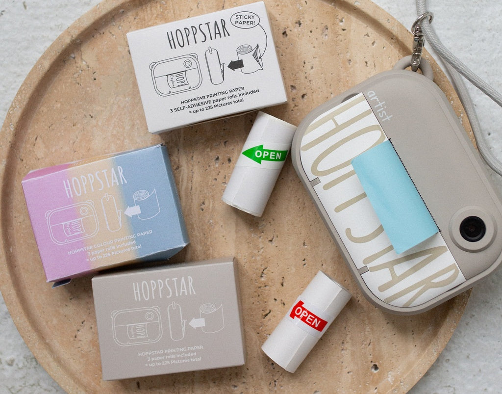 Hoppstar Paper Rolls - Paper Pastel Color - 3 pcs Refill Pack