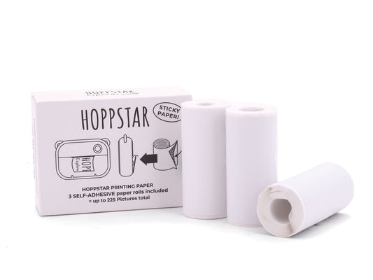 Hoppstar Paper Rolls - Self-Adhesive - 3 pcs Refill Pack
