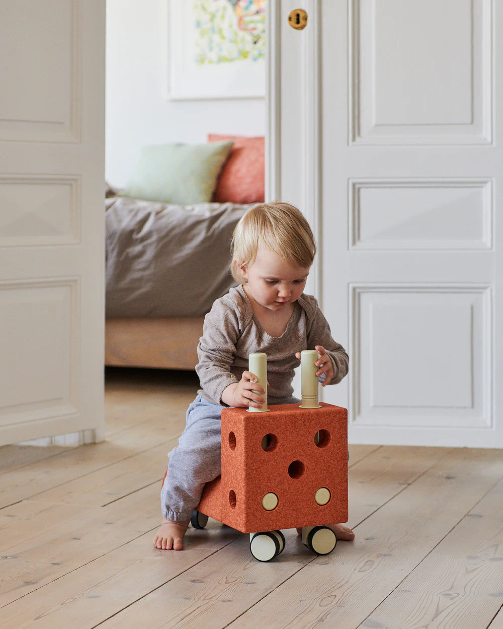 MODU Tiny Ride Burnt Orange  /  Dusty Green