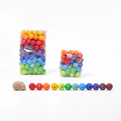 60 wooden beads