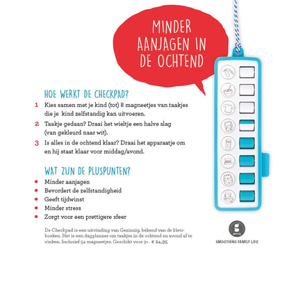 Checkpad Blauw