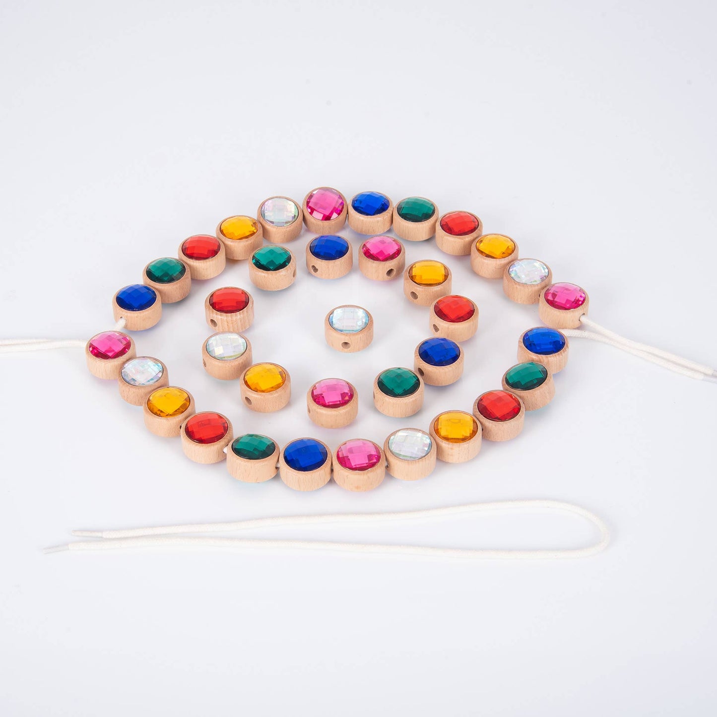 Tickit Wooden Lacing Jewels