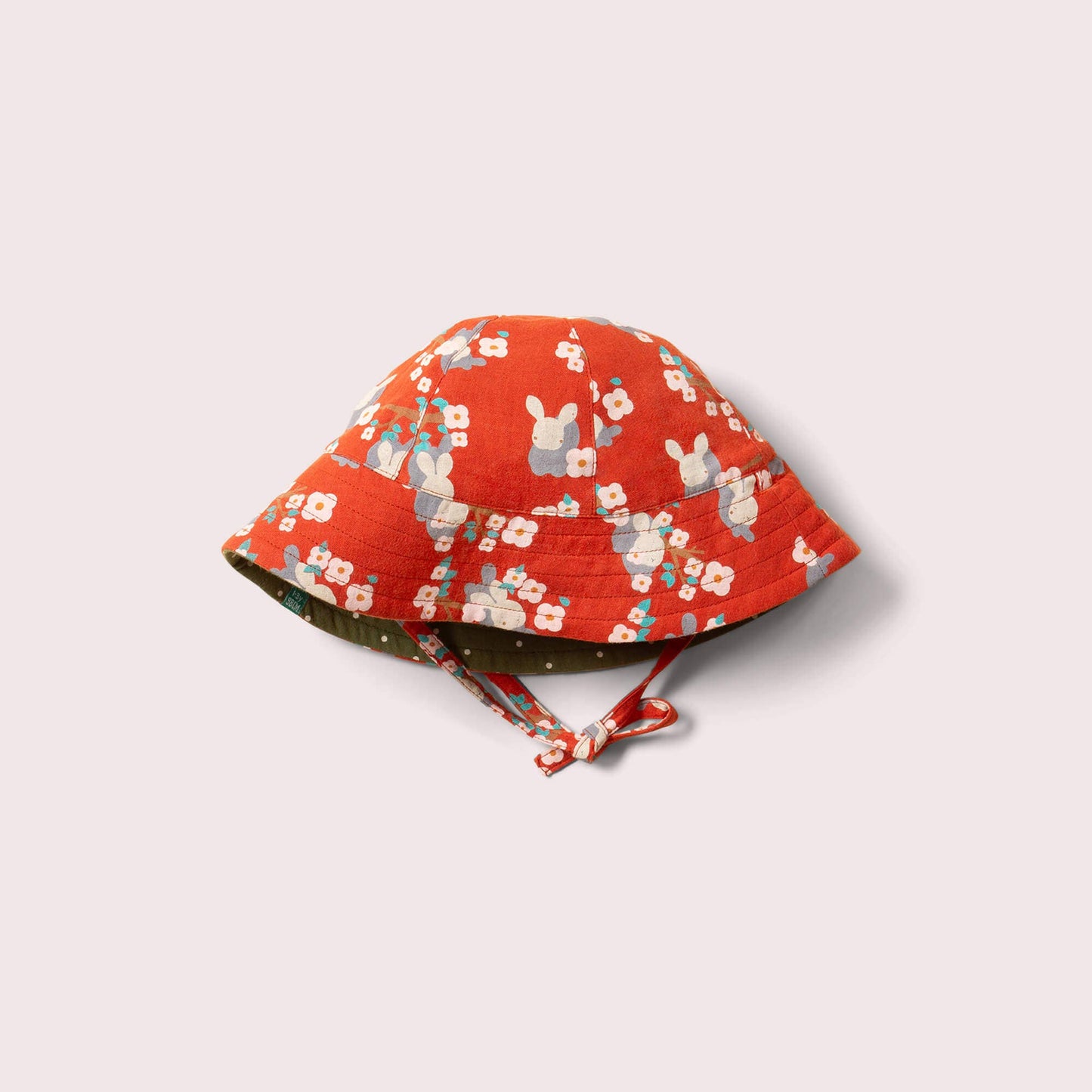 Petit chapeau de soleil réversible Lapins