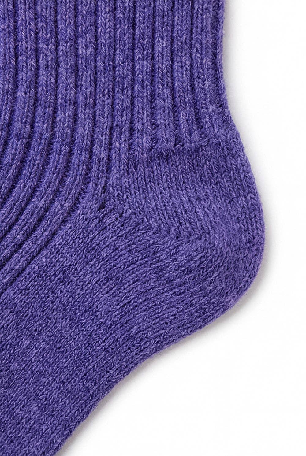 Wollene Babysocken - Violett