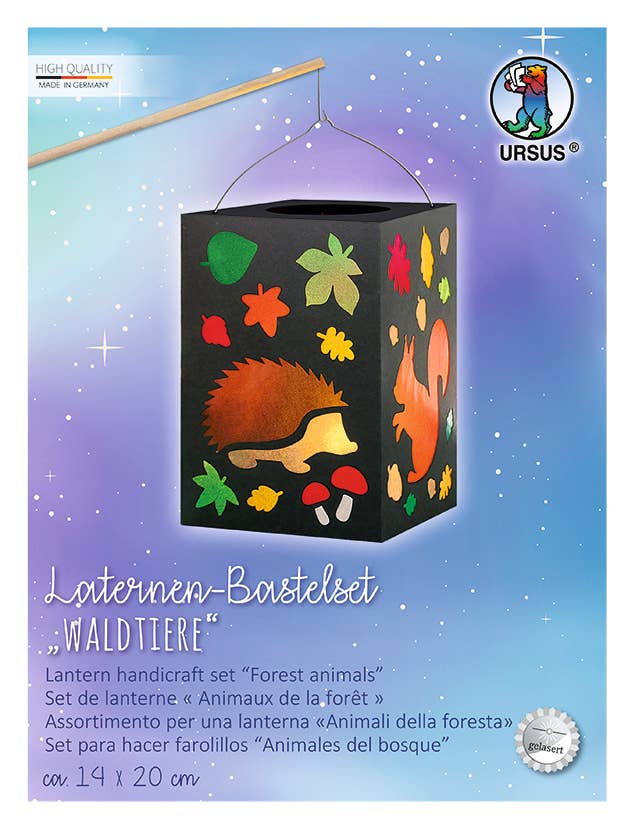 Laternen-Bastelset „Waldtiere“