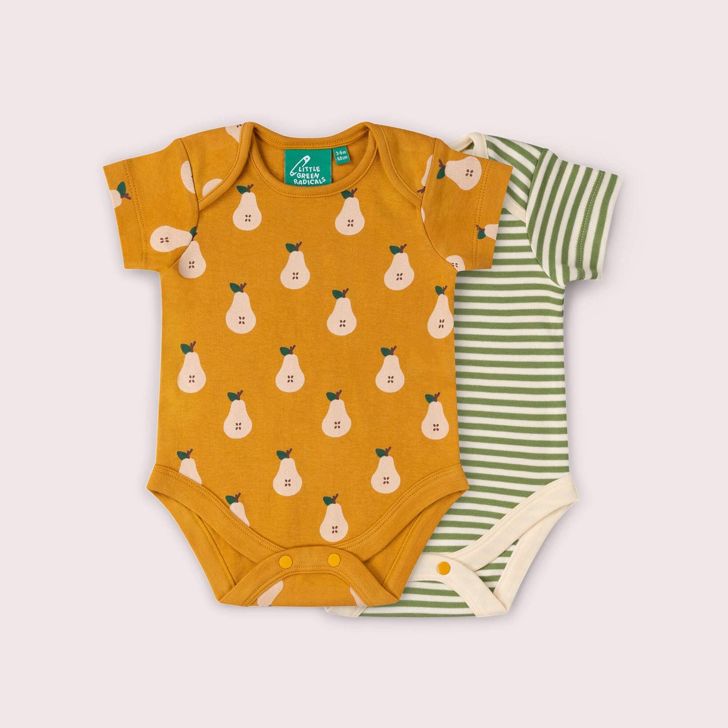 Lot de 2 bodies bio pour bébé Summer Pears