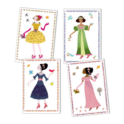 Dress-up Doll Sticker Set – Dresses