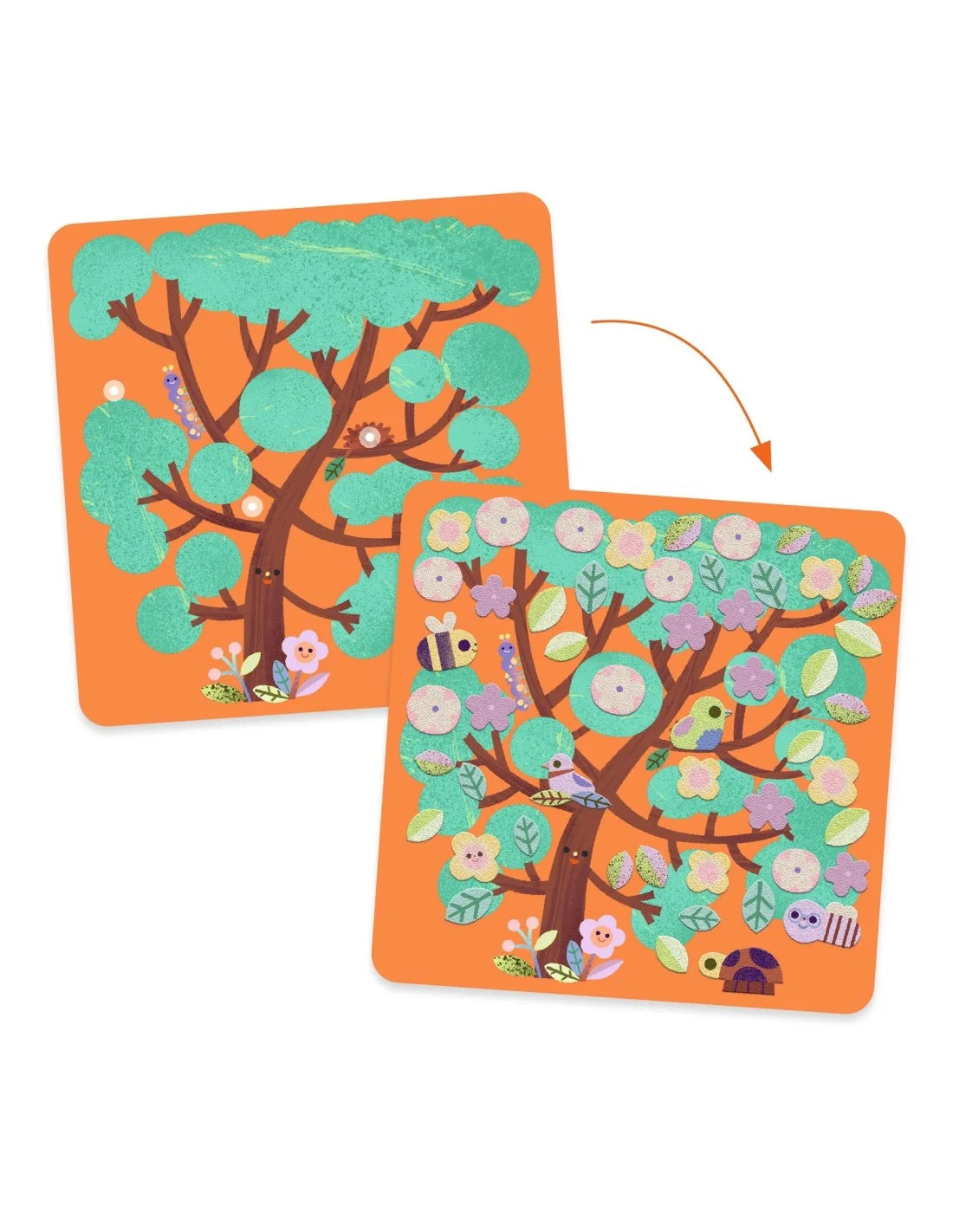 Through the seasons - Felt pictures