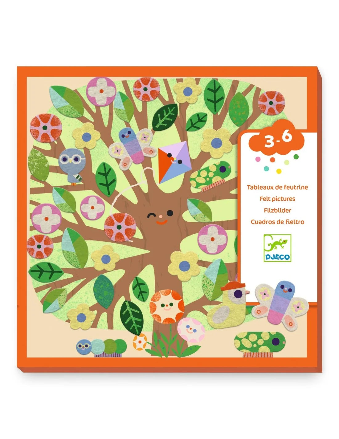Through the seasons - Felt pictures