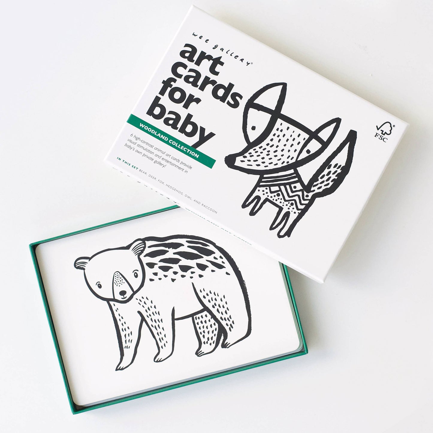 Art Cards for Baby - Woodland Animals - Infant Flash Cards