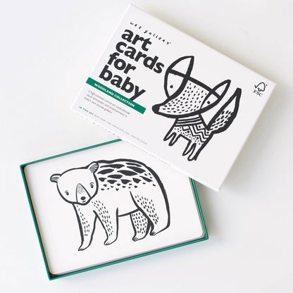 Art Cards for Baby - Woodland Animals - Infant Flash Cards