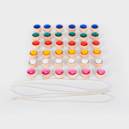 Tickit Wooden Lacing Jewels