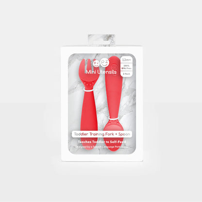 Mini Utensils - Toddler Training Fork and Spoon