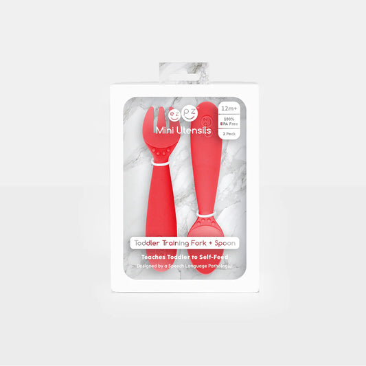 Mini Utensils - Toddler Training Fork and Spoon