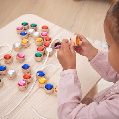 Tickit Wooden Lacing Jewels