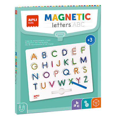 Magnetic board ABC letters