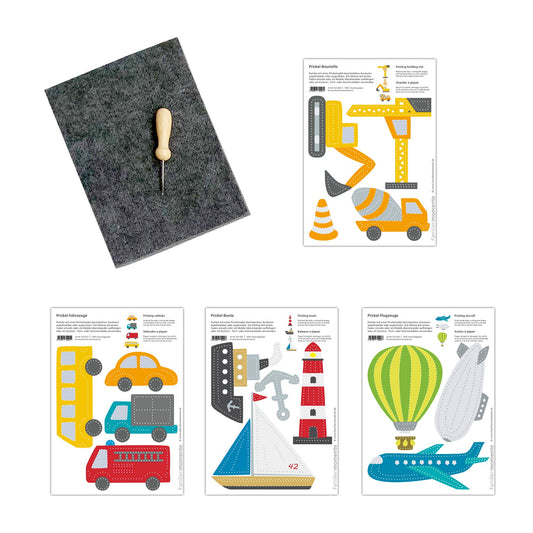 Land, Water, Air - Pricking Set