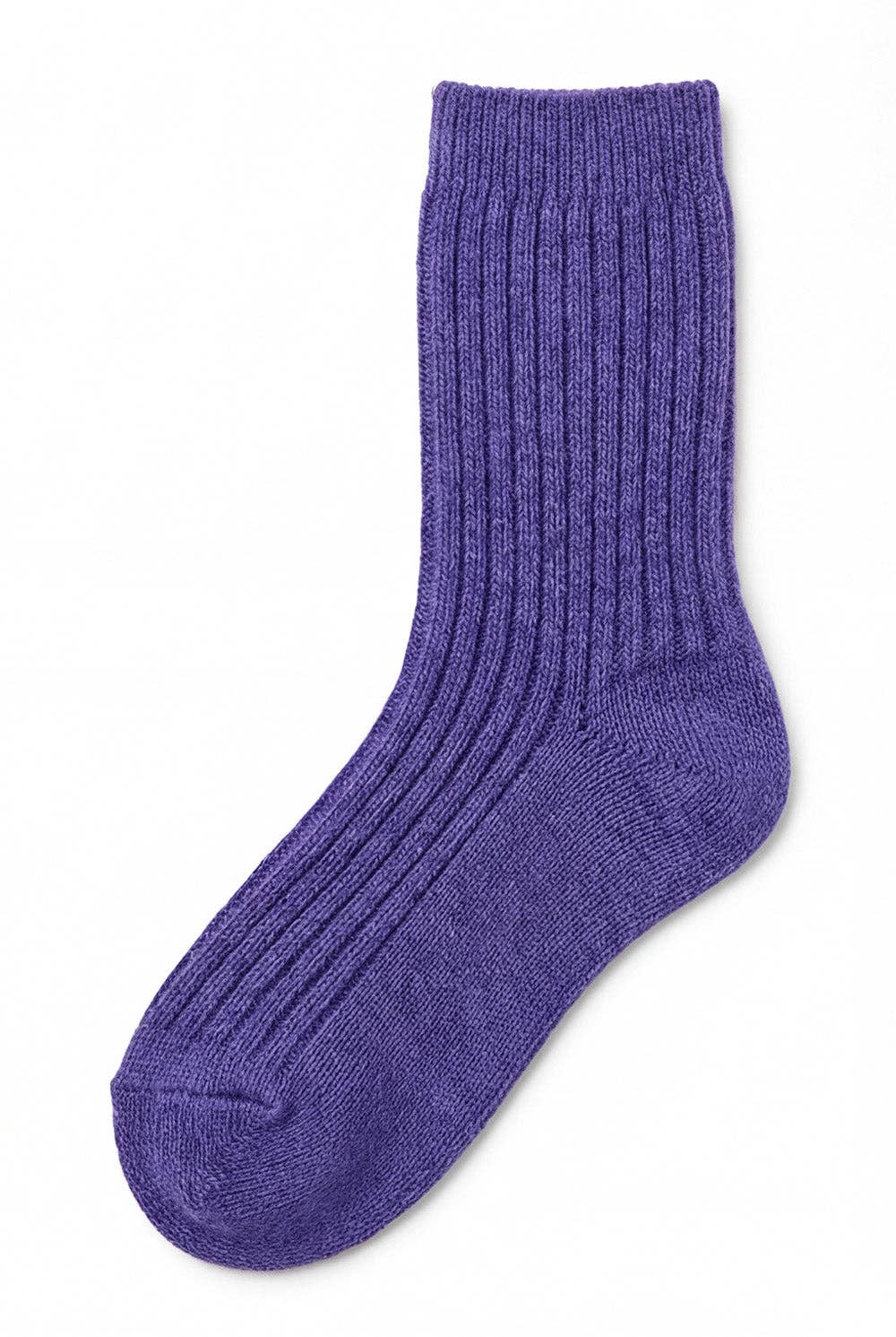 Wollene Babysocken - Violett