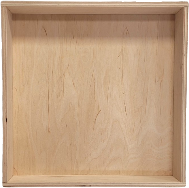Wooden Play Tray (25x25x5 cm)