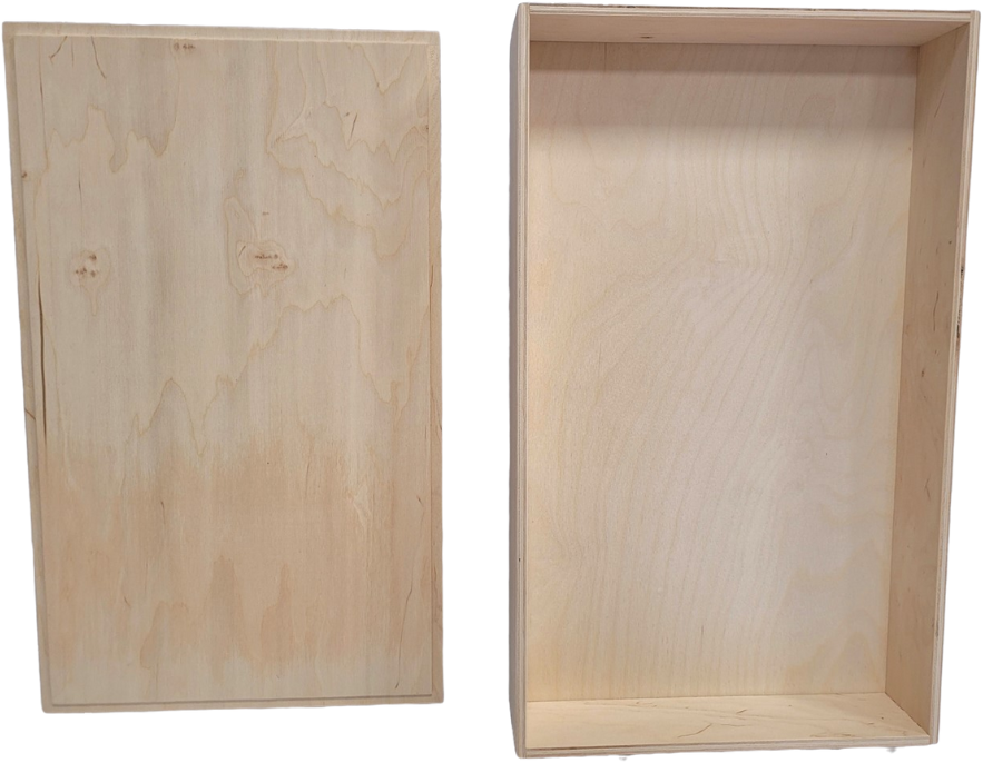 Wooden Play Tray with lid (50x30x7 cm)