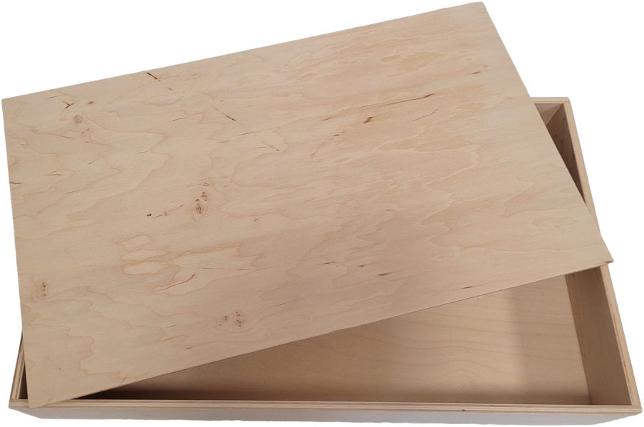 Wooden Play Tray with lid (50x30x7 cm)