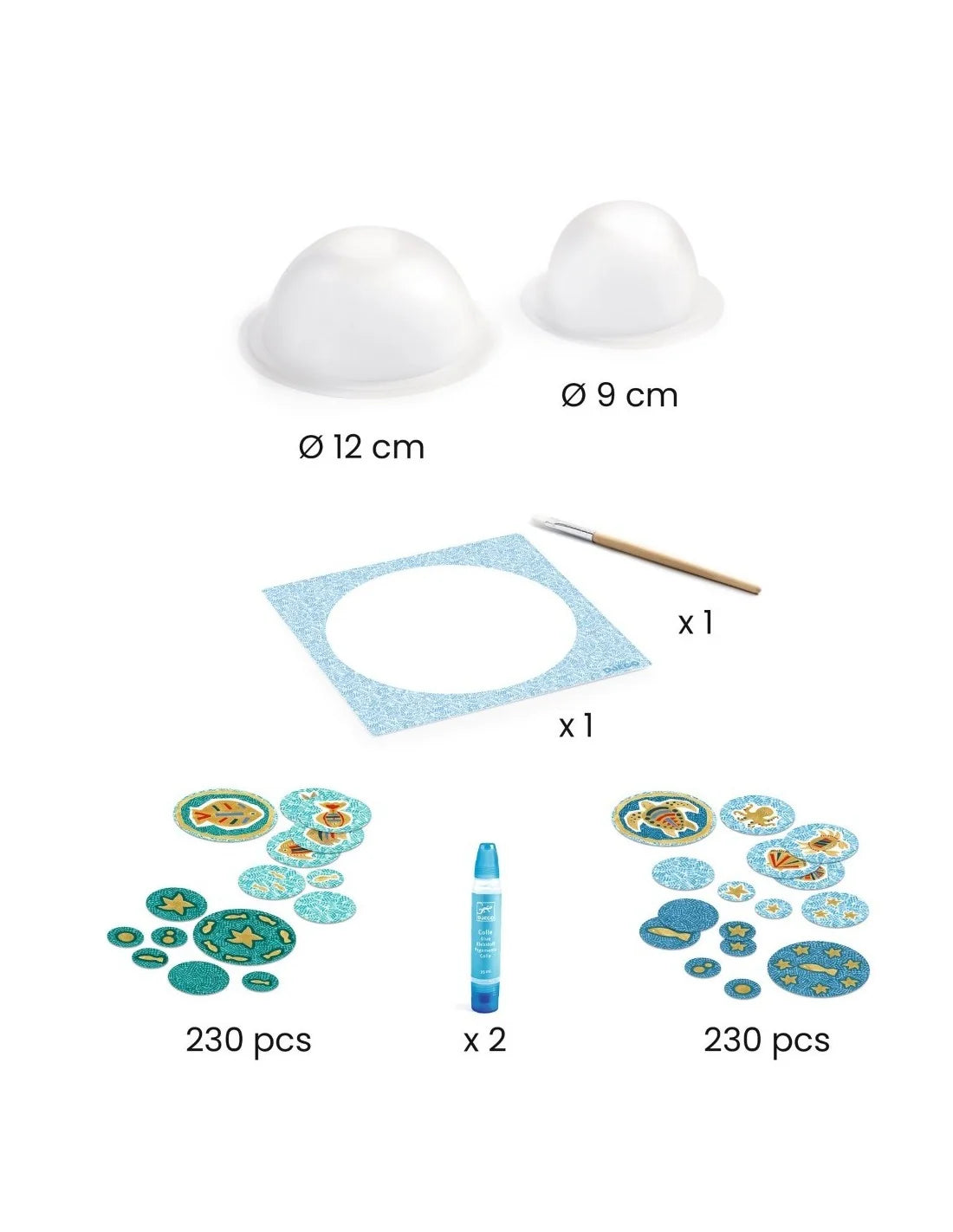 DIY Kit – 2 Bowls to Create – Sea