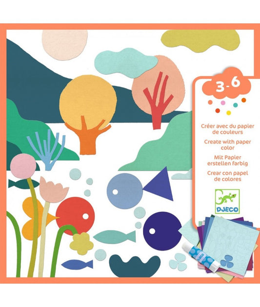 Create with paper colour