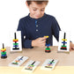 Magnetic stacking game