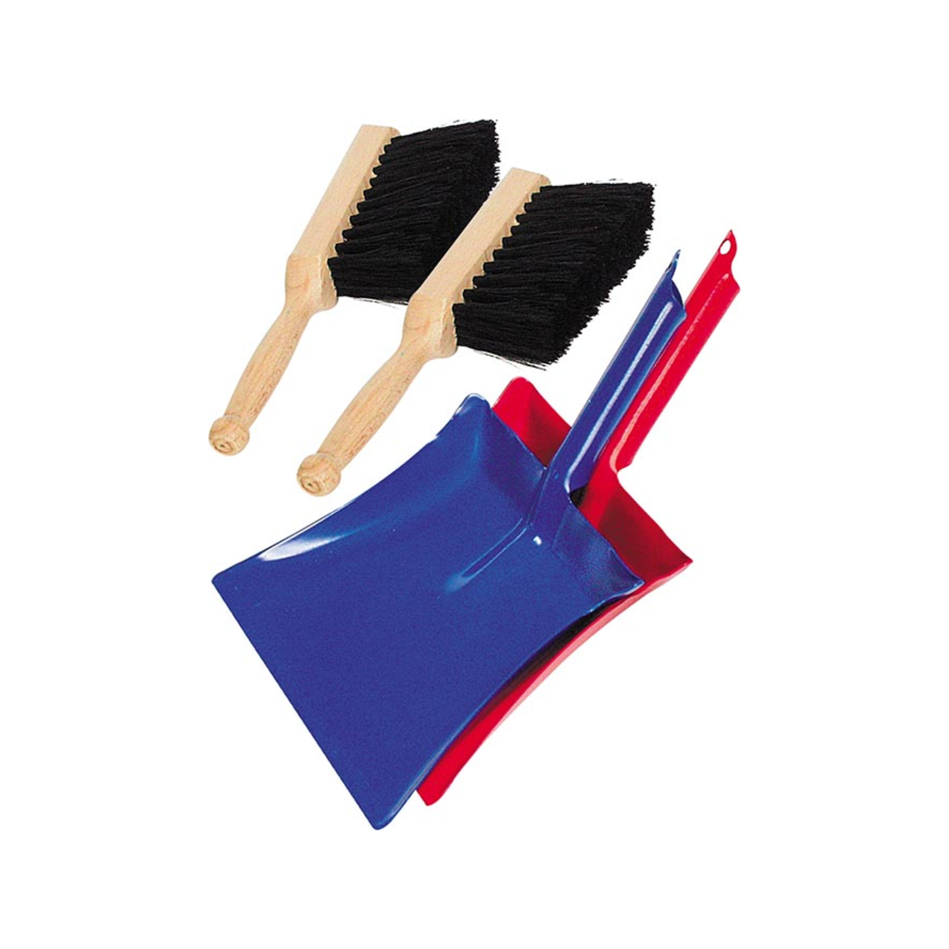 Metal dustpan and brush set (normalized)