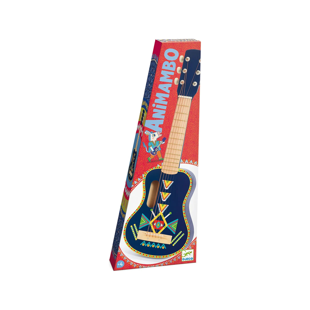 Animambo-Gitarre mit 6 metallischen Saiten (normalisiert)