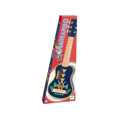 Animambo-Gitarre mit 6 metallischen Saiten (normalisiert)