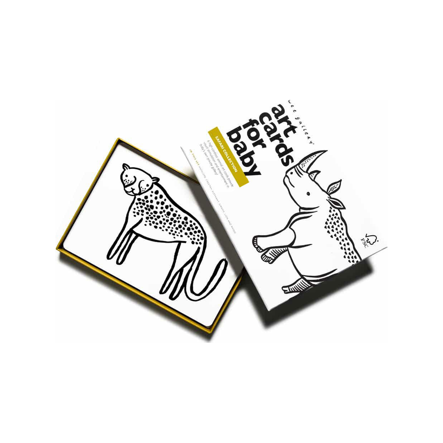 Art cards for baby - Safari collection (normalized)