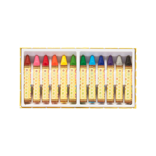Brilliant Bee Crayons - set van 12 (genormaliseerd)