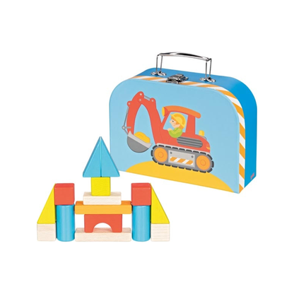 Building blocks in a suitcase (normalized)