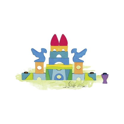 Puzzle en bois Château de pierre étincelante (normalisé)