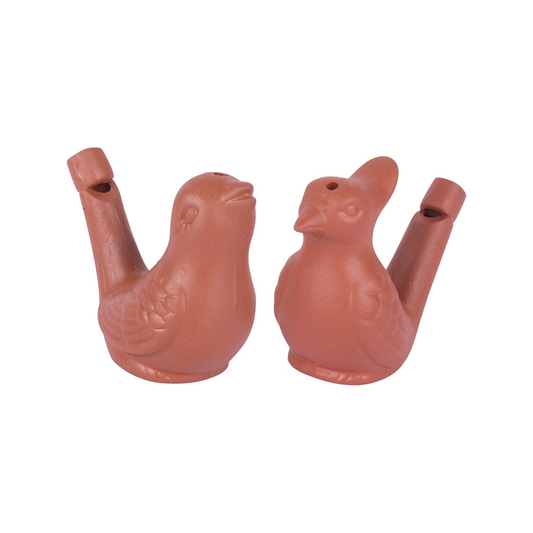 Fluitjes in de vorm van tjilpende vogeltjes (genormaliseerd)