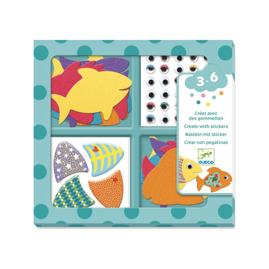 Create with stickers -  I love fish (normalized)